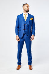Mayfair Blue Three Piece Suit